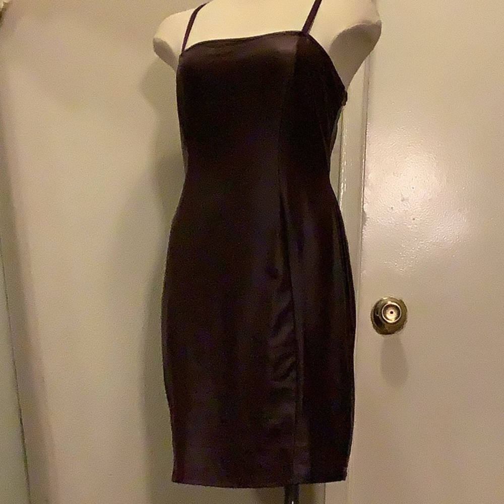 Burgundy dress